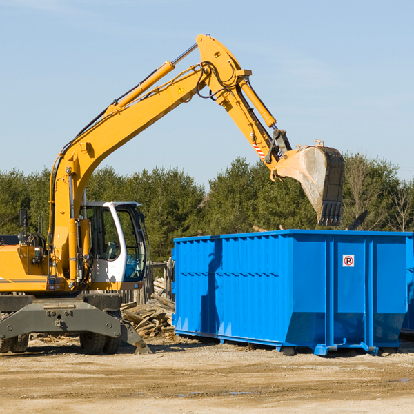 are there any restrictions on where a residential dumpster can be placed in Watonwan County MN